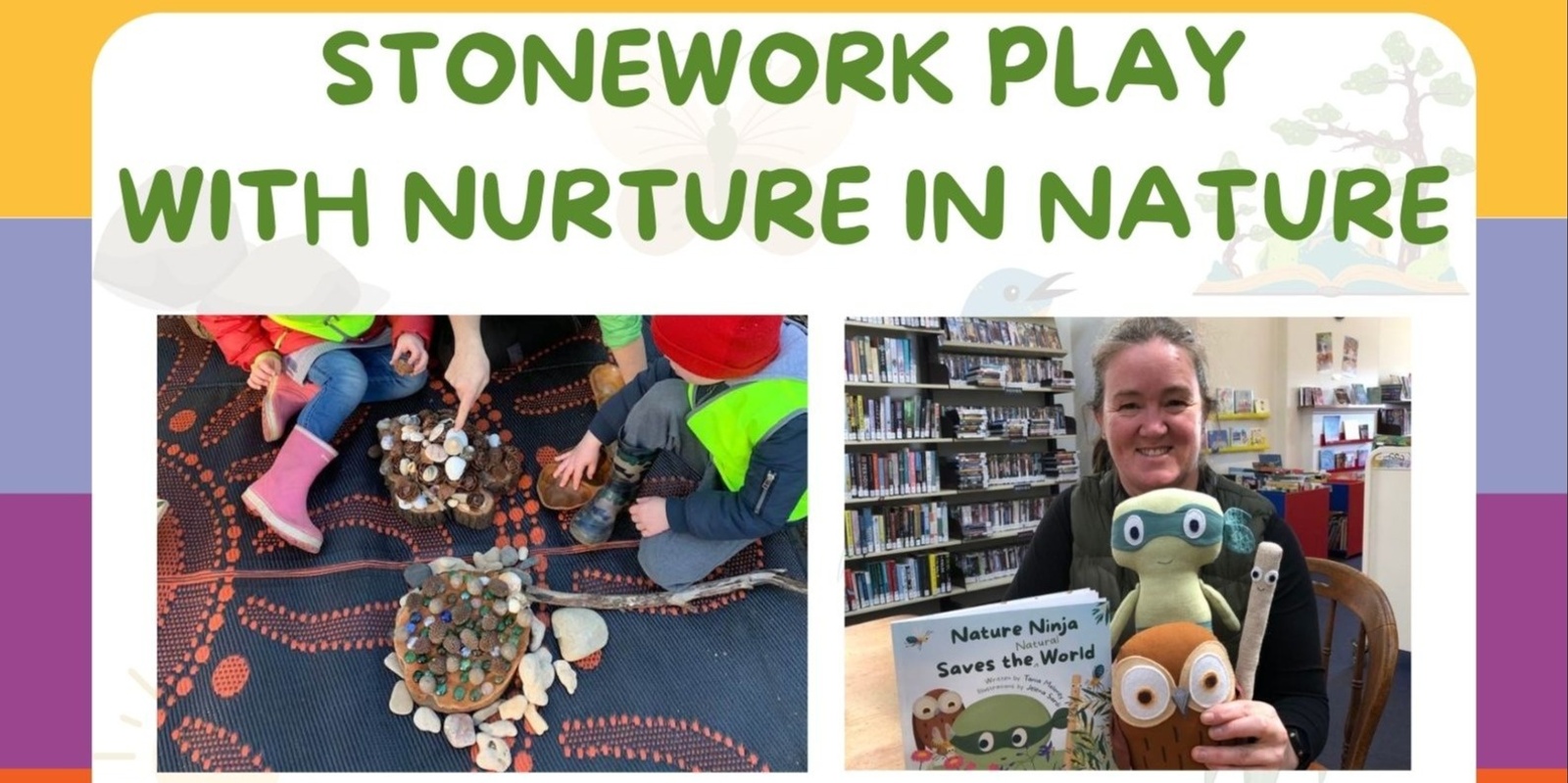 Banner image for Stonework Play with Nurture in Nature - Mortlake Library