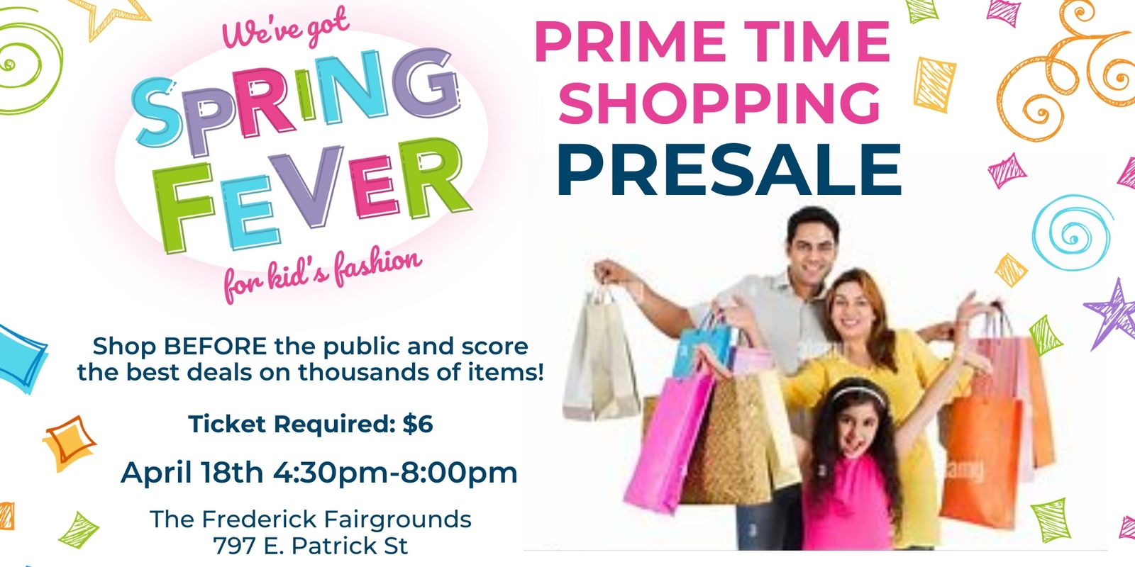 Banner image for Kids Closet Connection of Frederick County- Prime Time Shopping Pass