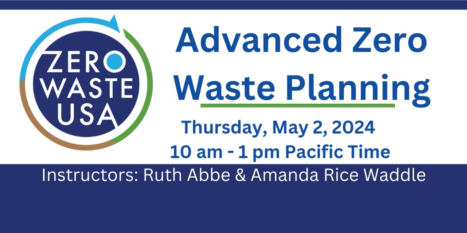 Banner image for Advanced Zero Waste Planning Class