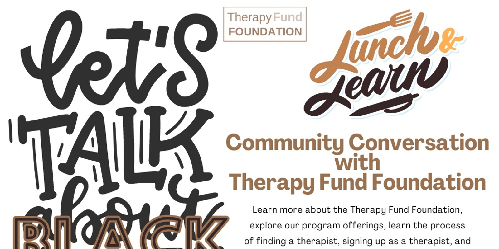 Banner image for Lunch & Learn (Free Therapy basics)