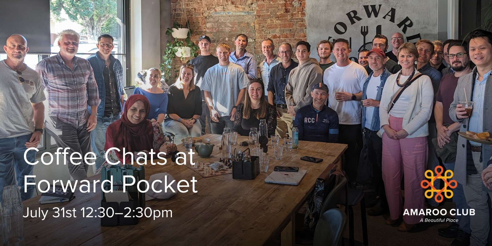 Banner image for Coffee Chat at Forward Pocket