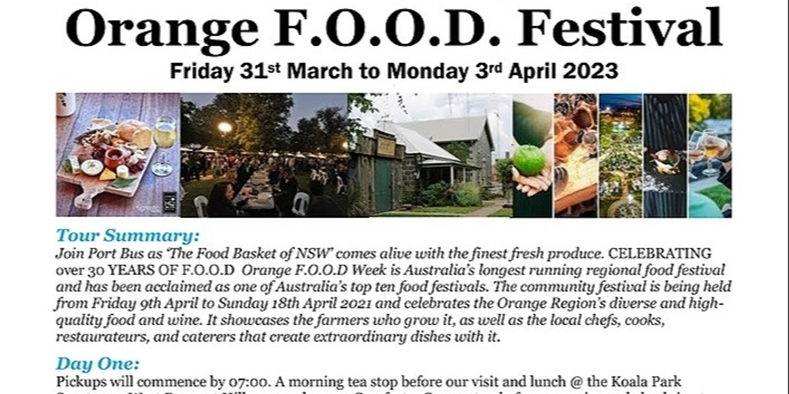 Banner image for Orange F.O.O.D. Festival