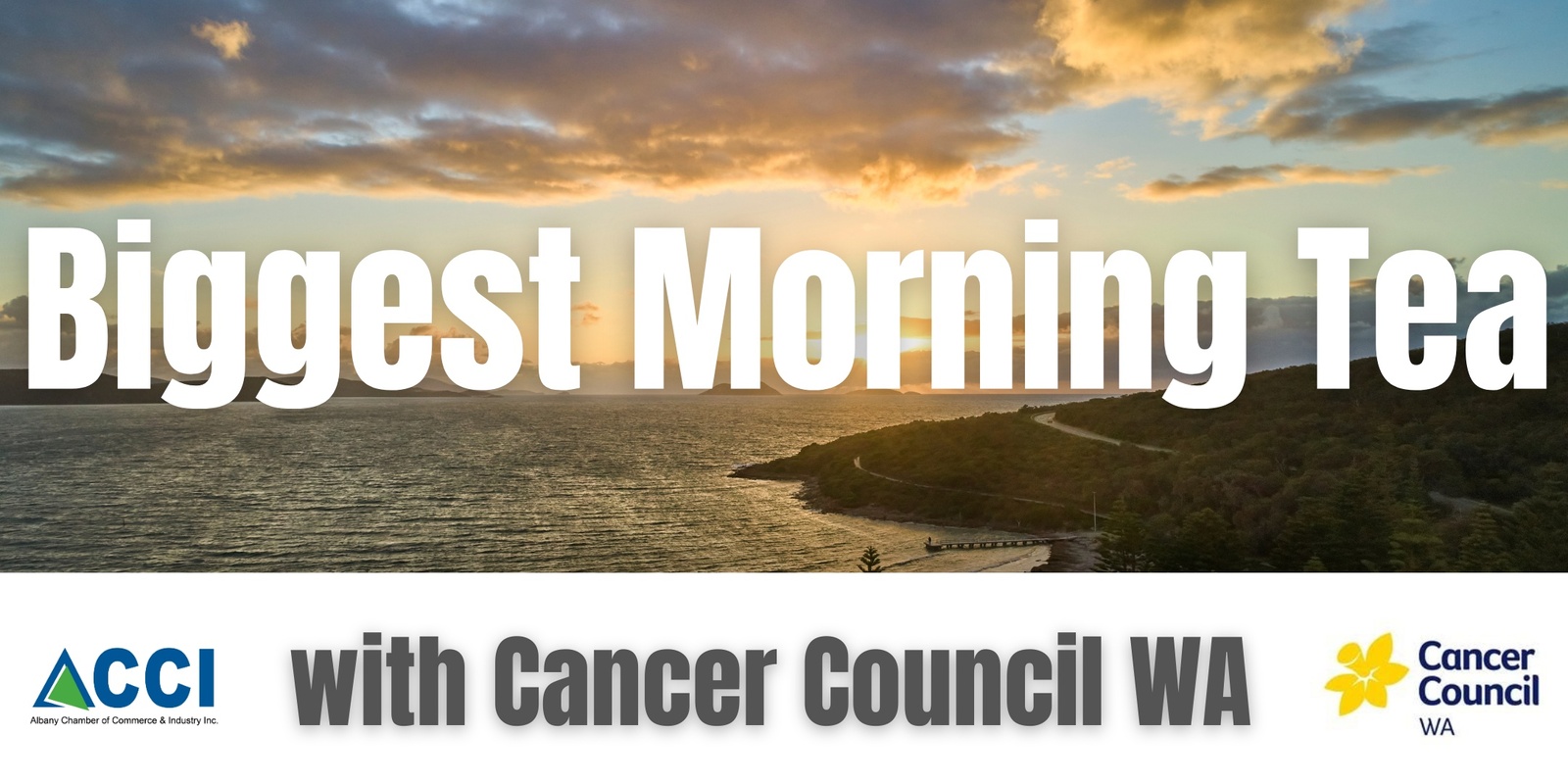 Banner image for Australia Biggest Morning Tea with ACCI + Cancer Council WA 