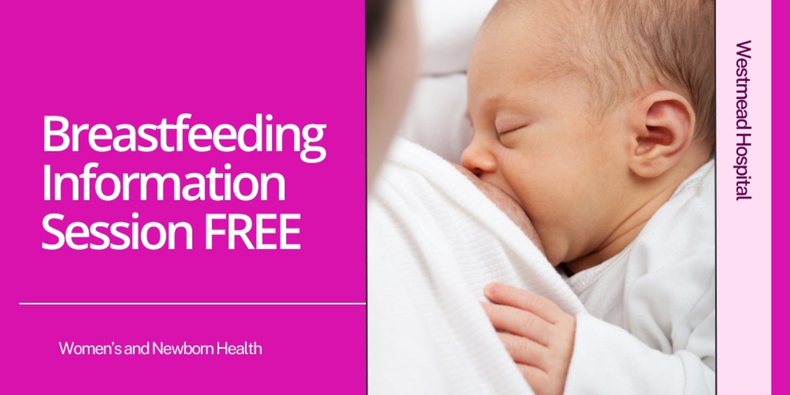 Banner image for Breastfeeding Information Session FREE  30th January 2025