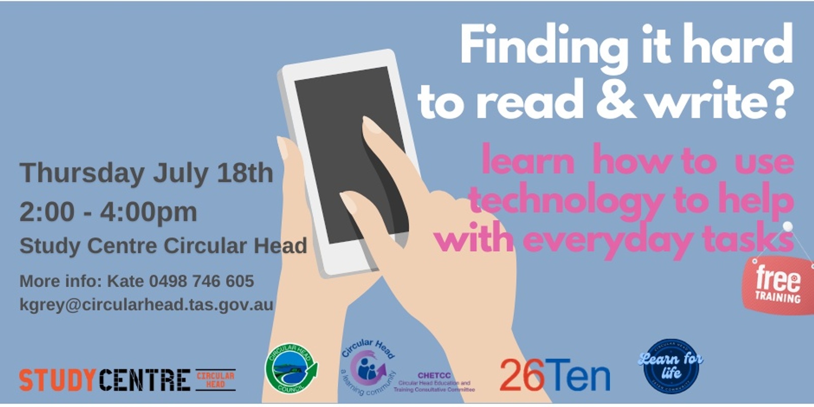 Banner image for Learn how to use technology to help with everyday tasks