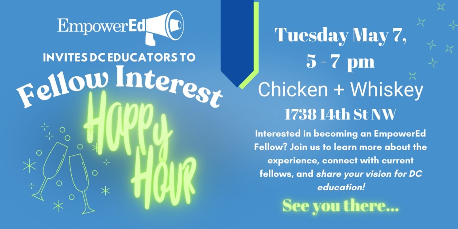 Banner image for Educator Fellow Interest Happy Hour