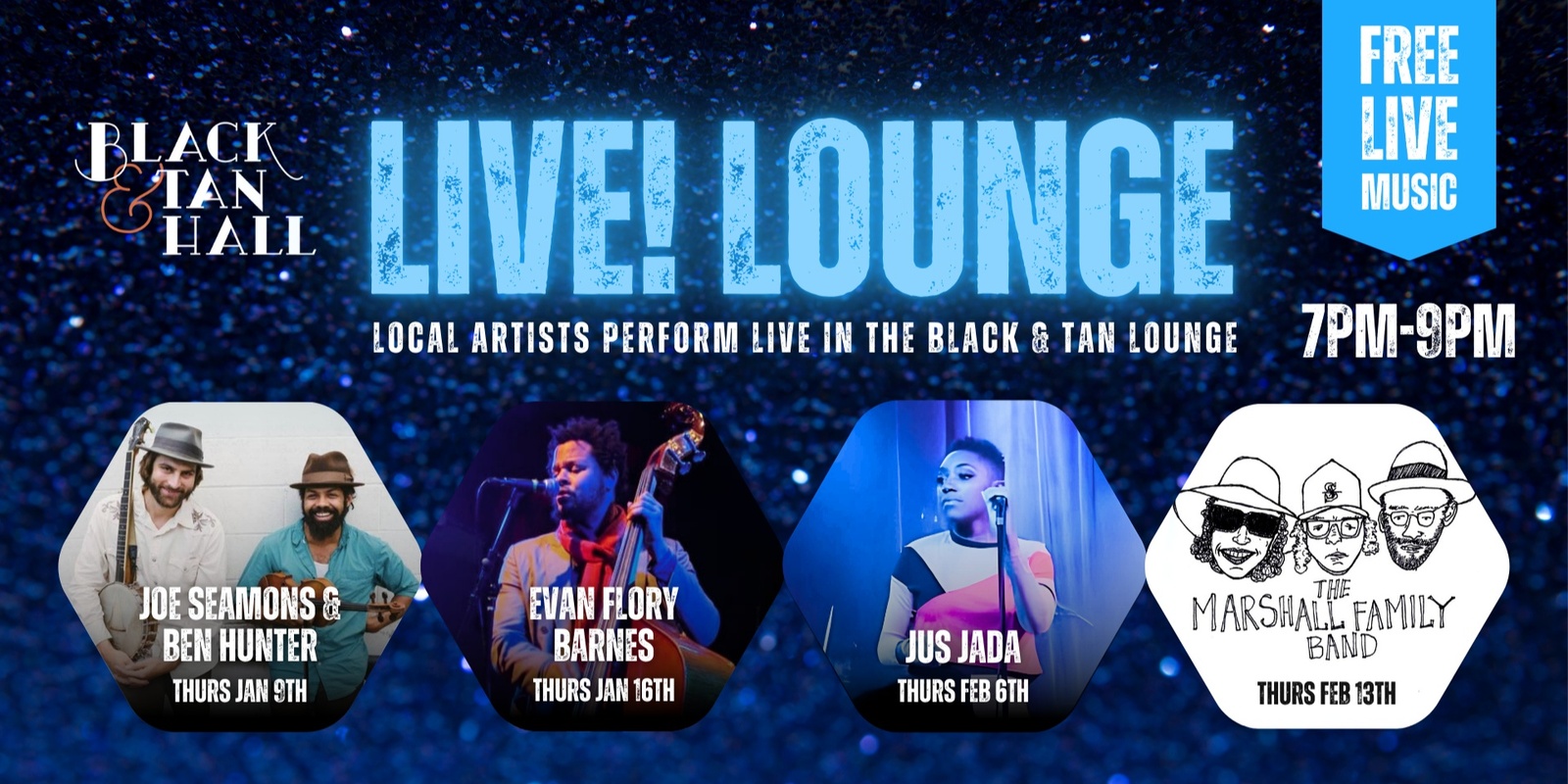 Banner image for Black and Tan Live Lounge