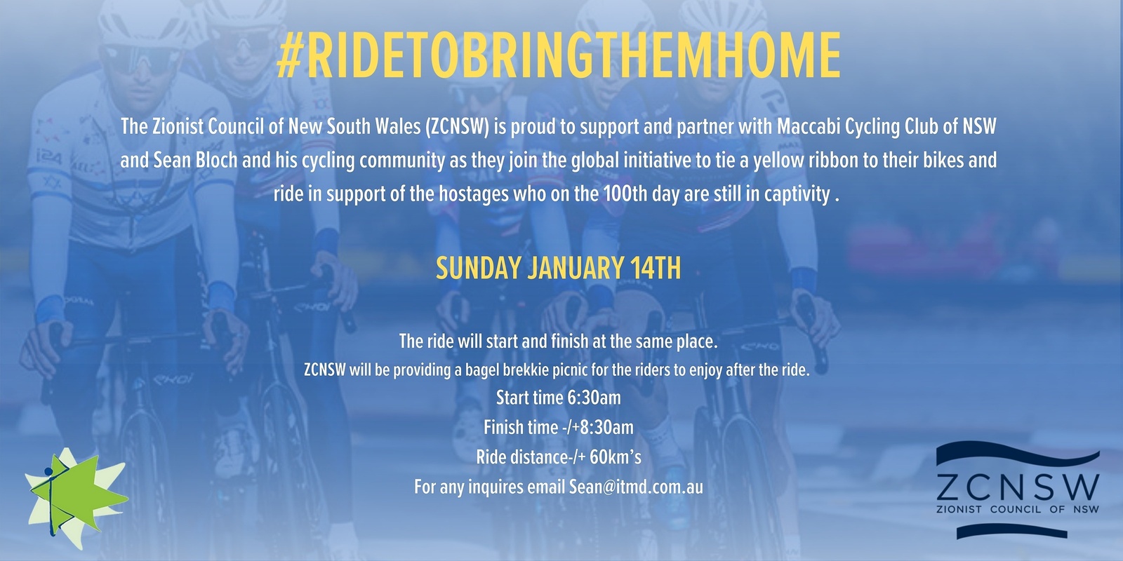 Banner image for #RIDE TO BRING THEM HOME in Sydney - 60KM