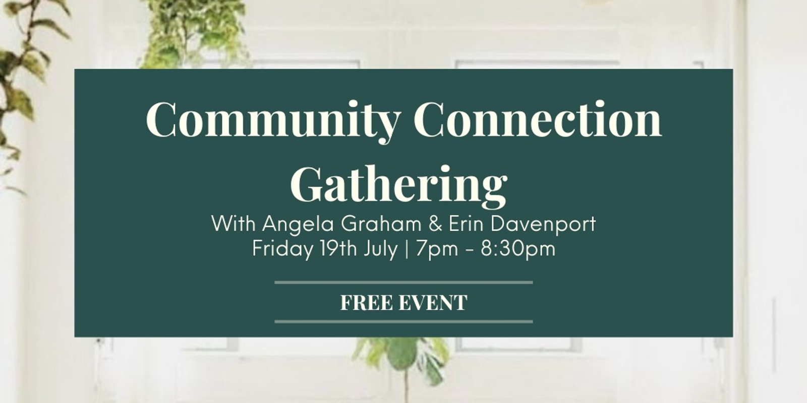 Banner image for  Community Connection Gathering - Element Wellness and Healing