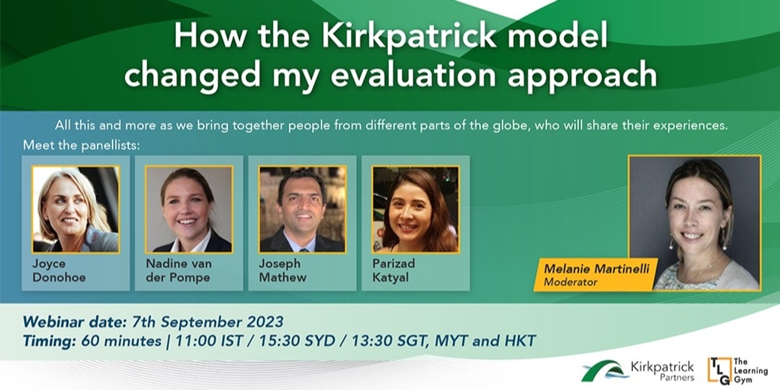 Banner image for Webinar: How the Kirkpatrick model changed my evaluation approach