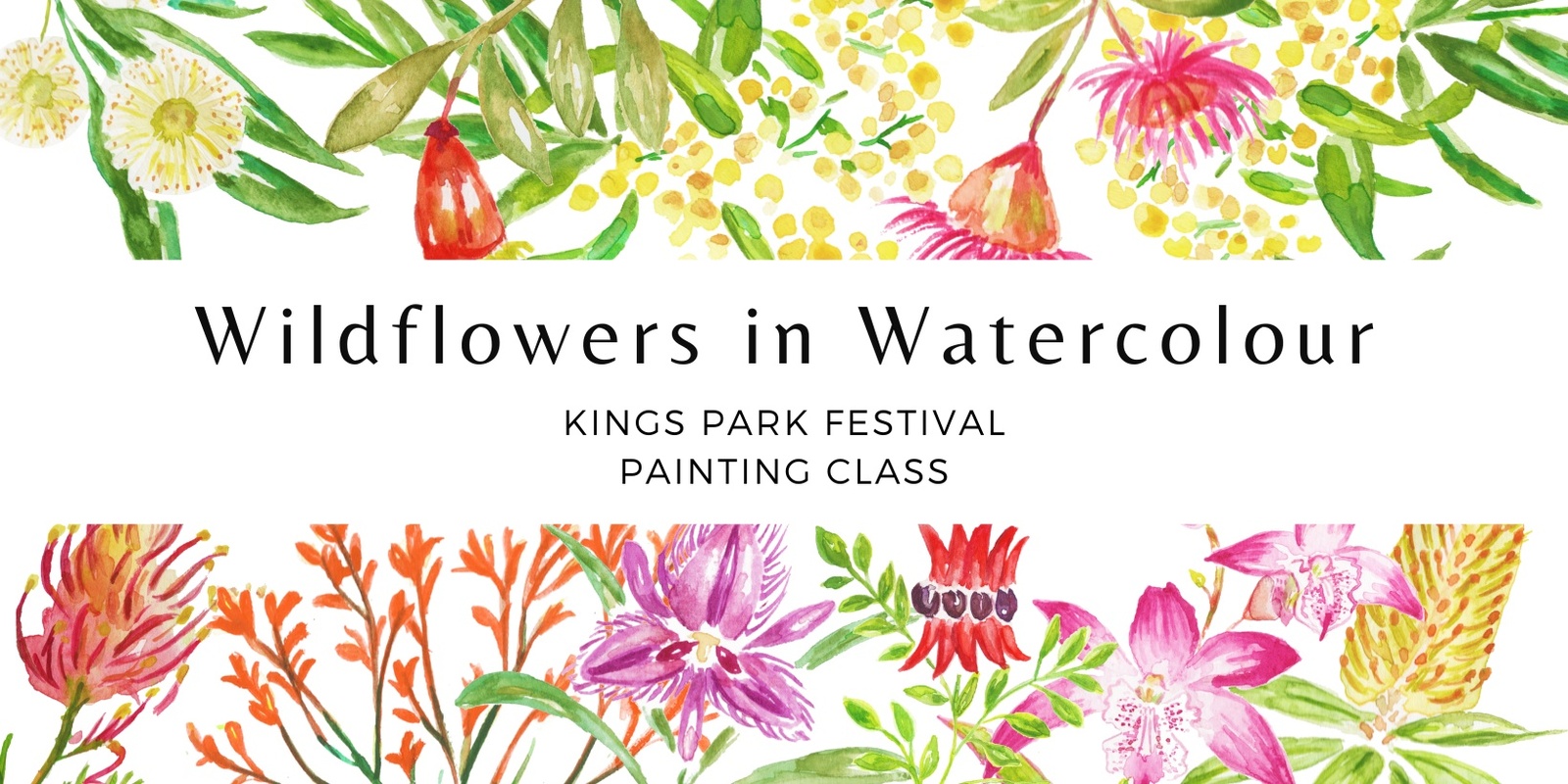 Banner image for Wildflowers in Watercolour - Kings Park Education Centre