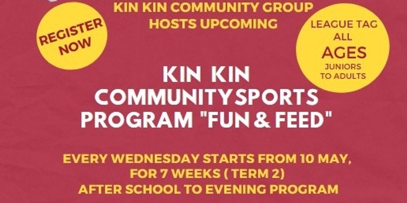 Banner image for Community Sports Program - Fun & Feed Event
