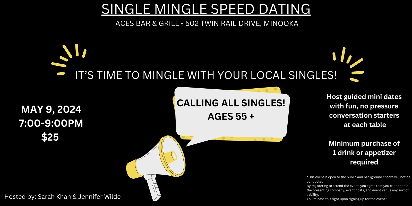 Banner image for Single Mingle Speed Dating - May 9th