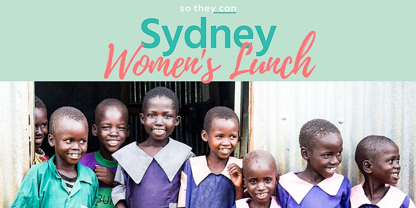 Banner image for So They Can's 2021 Sydney Women's Lunch
