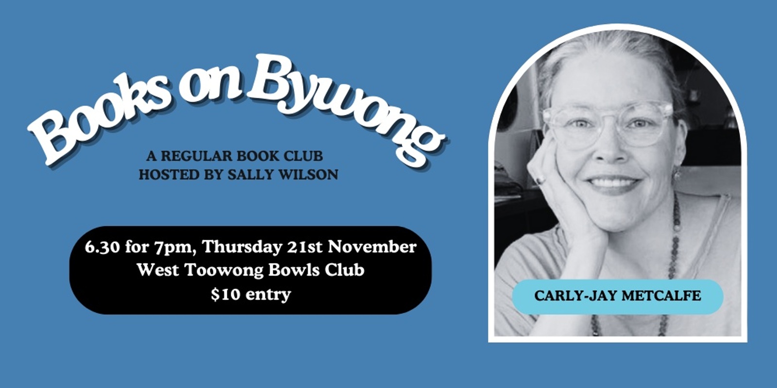 Banner image for Books on Bywong with Carly-Jay Metcalfe