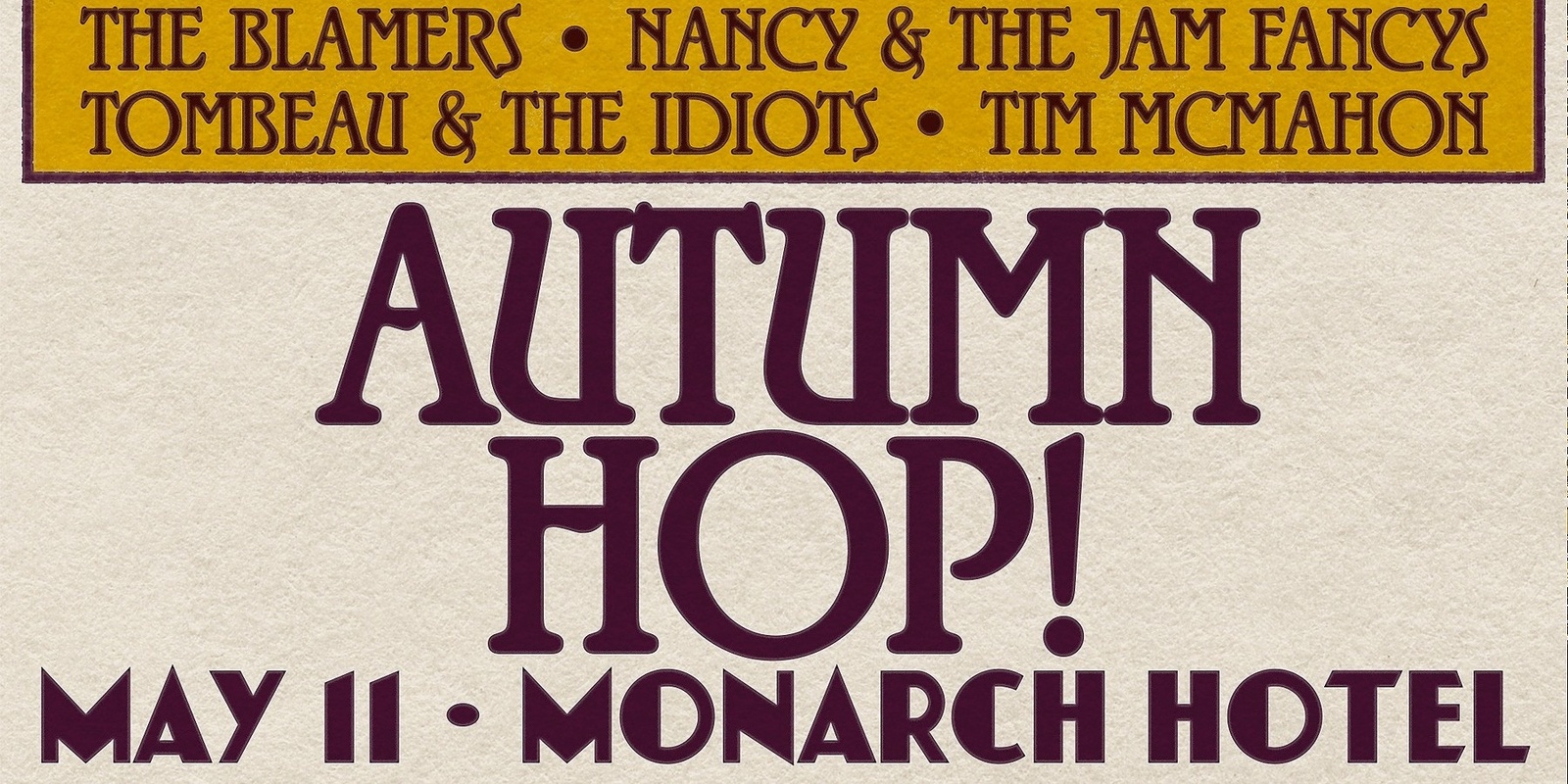 Banner image for Autumn Hop!