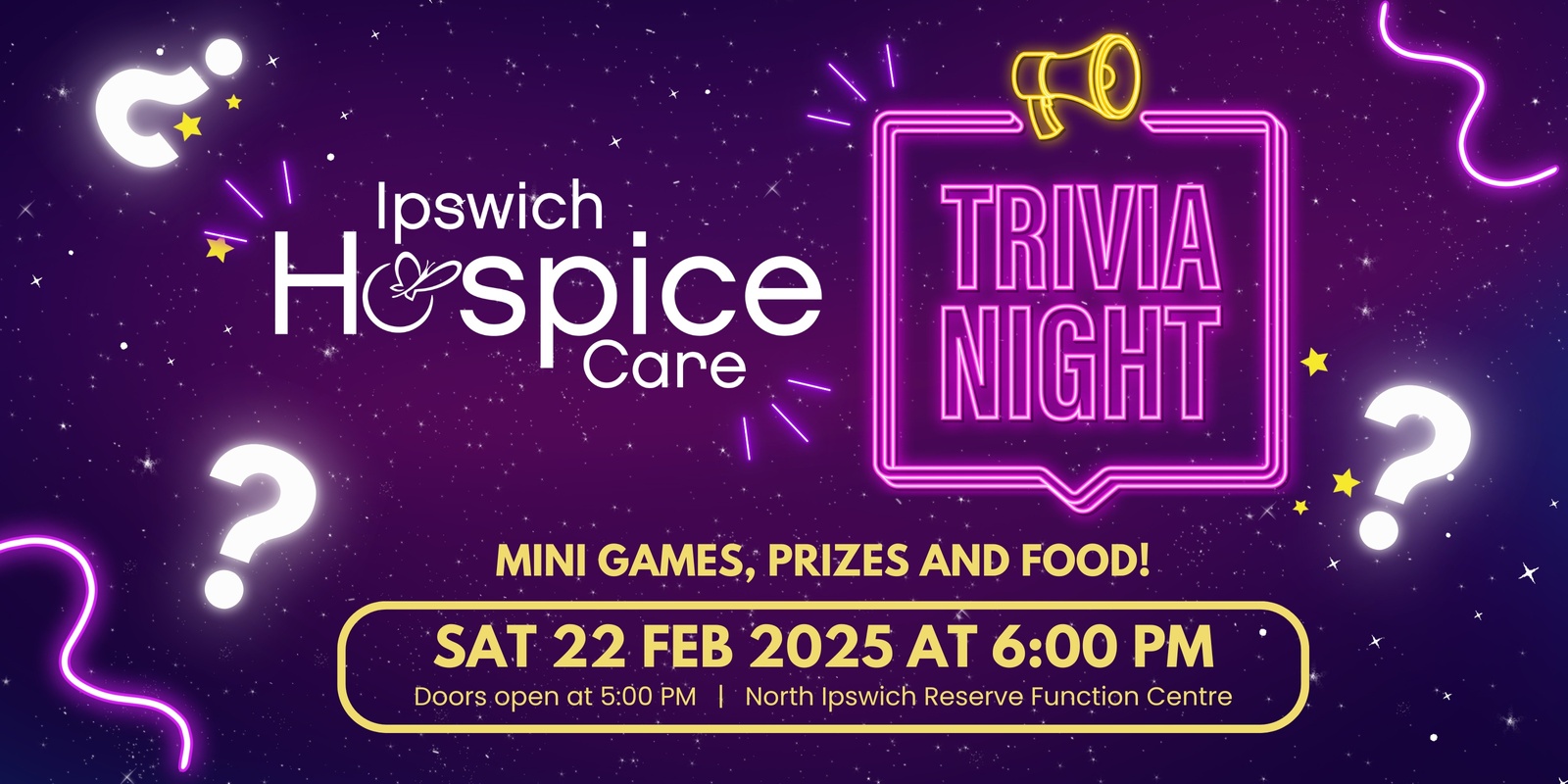 Banner image for Ipswich Hospice Care Trivia Night