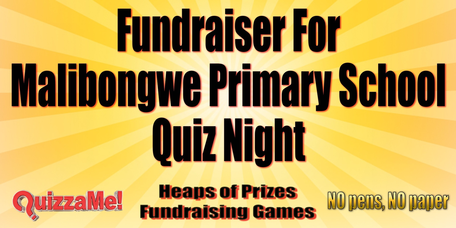 Banner image for Fundraiser For Malibongwe Primary School Quiz Night