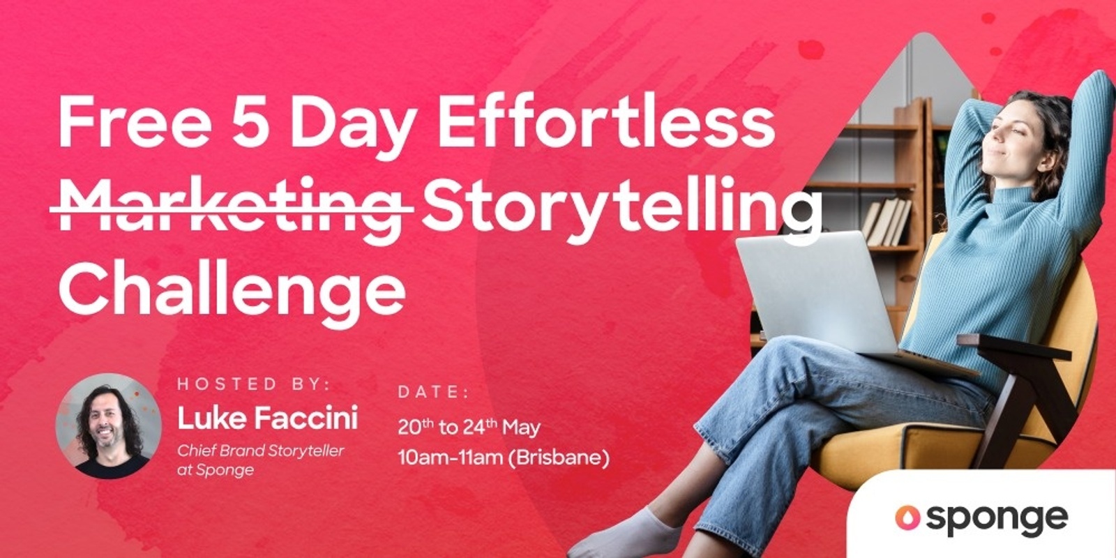 Banner image for Free 5 Day Effortless Storytelling Challenge