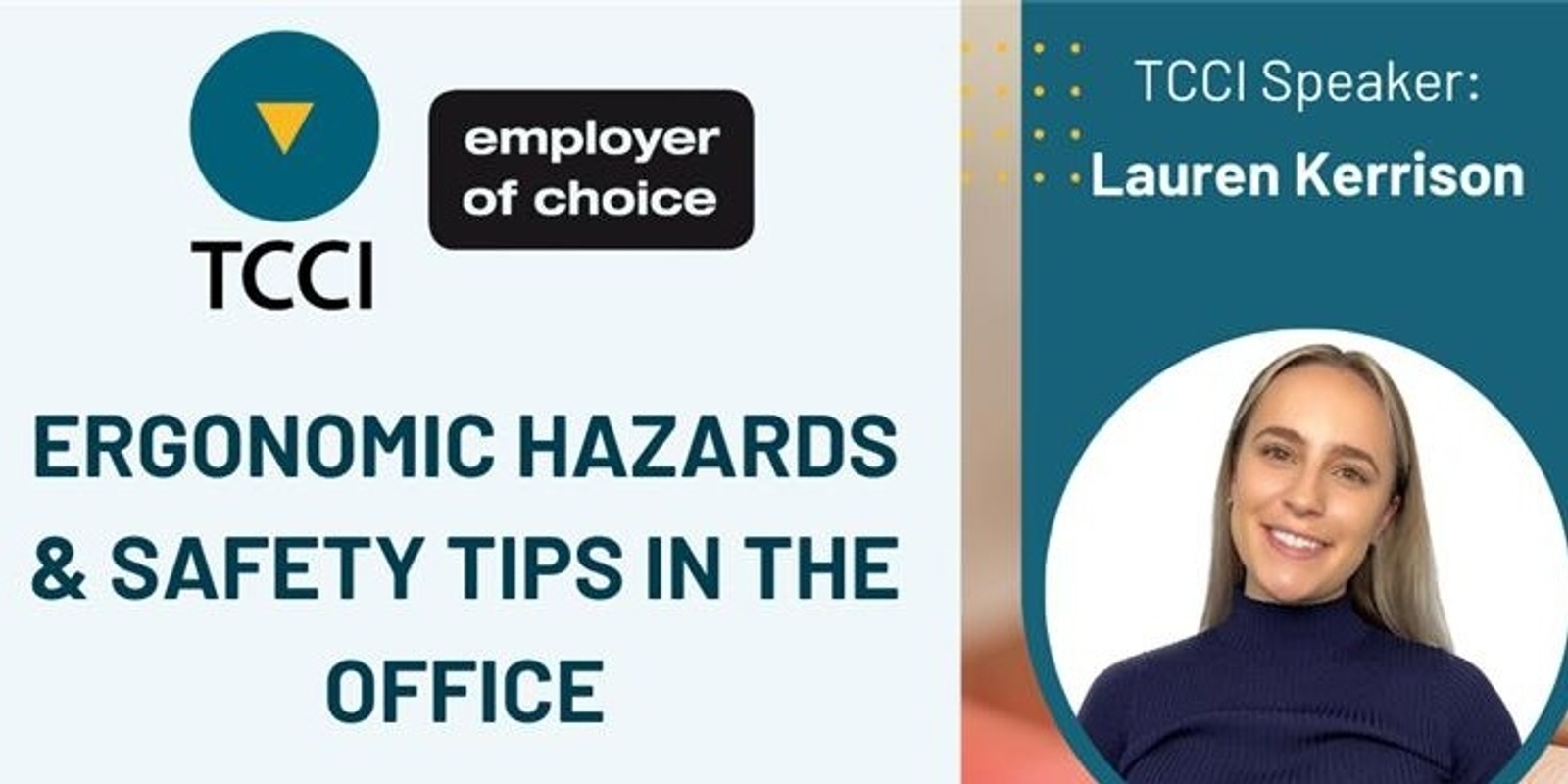 Banner image for Ergonomic Hazards and Safety Tips in the Office (Online)