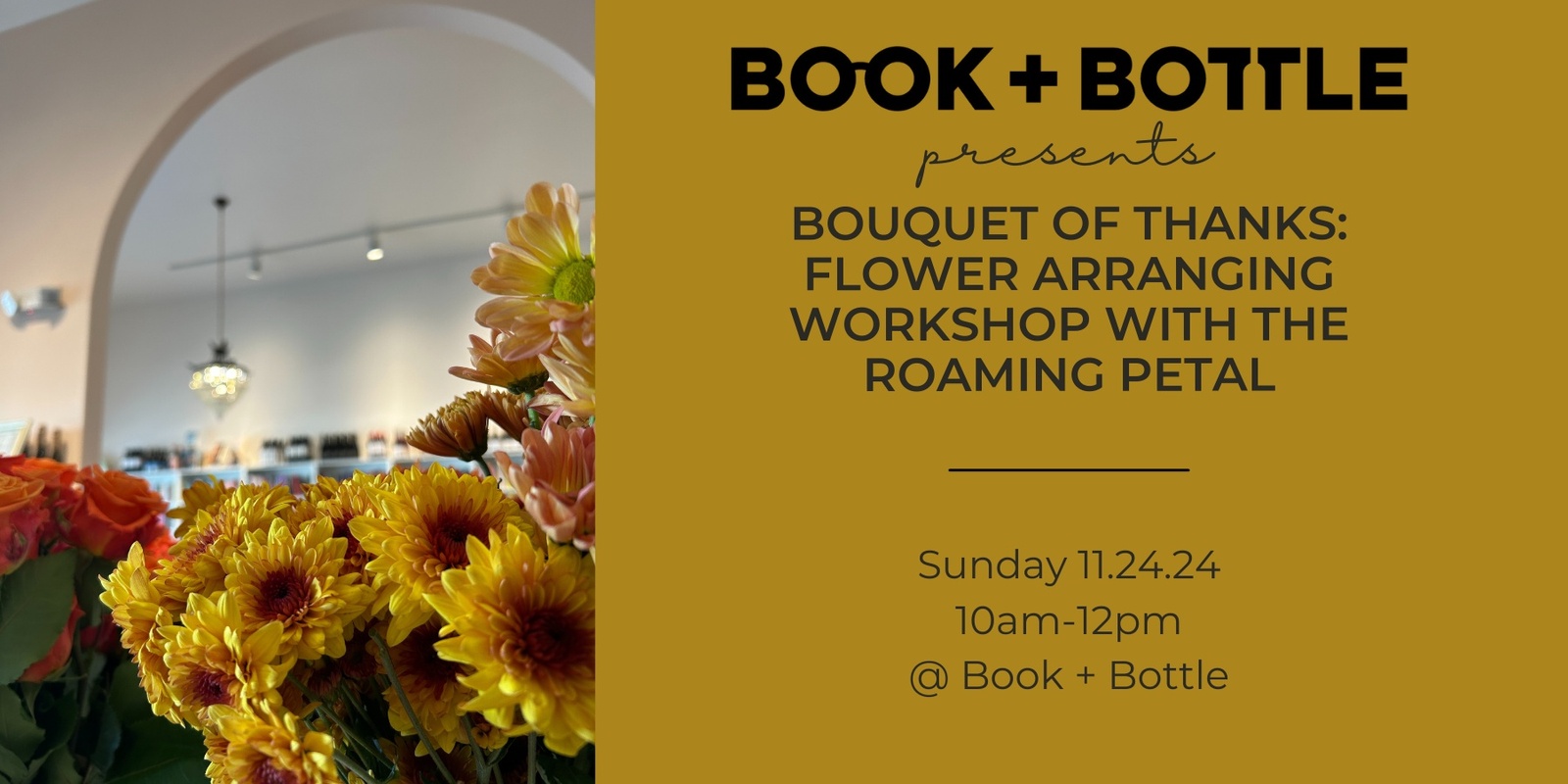 Banner image for Bouquet of Thanks: Flower Arranging Workshop with the Roaming Petal!