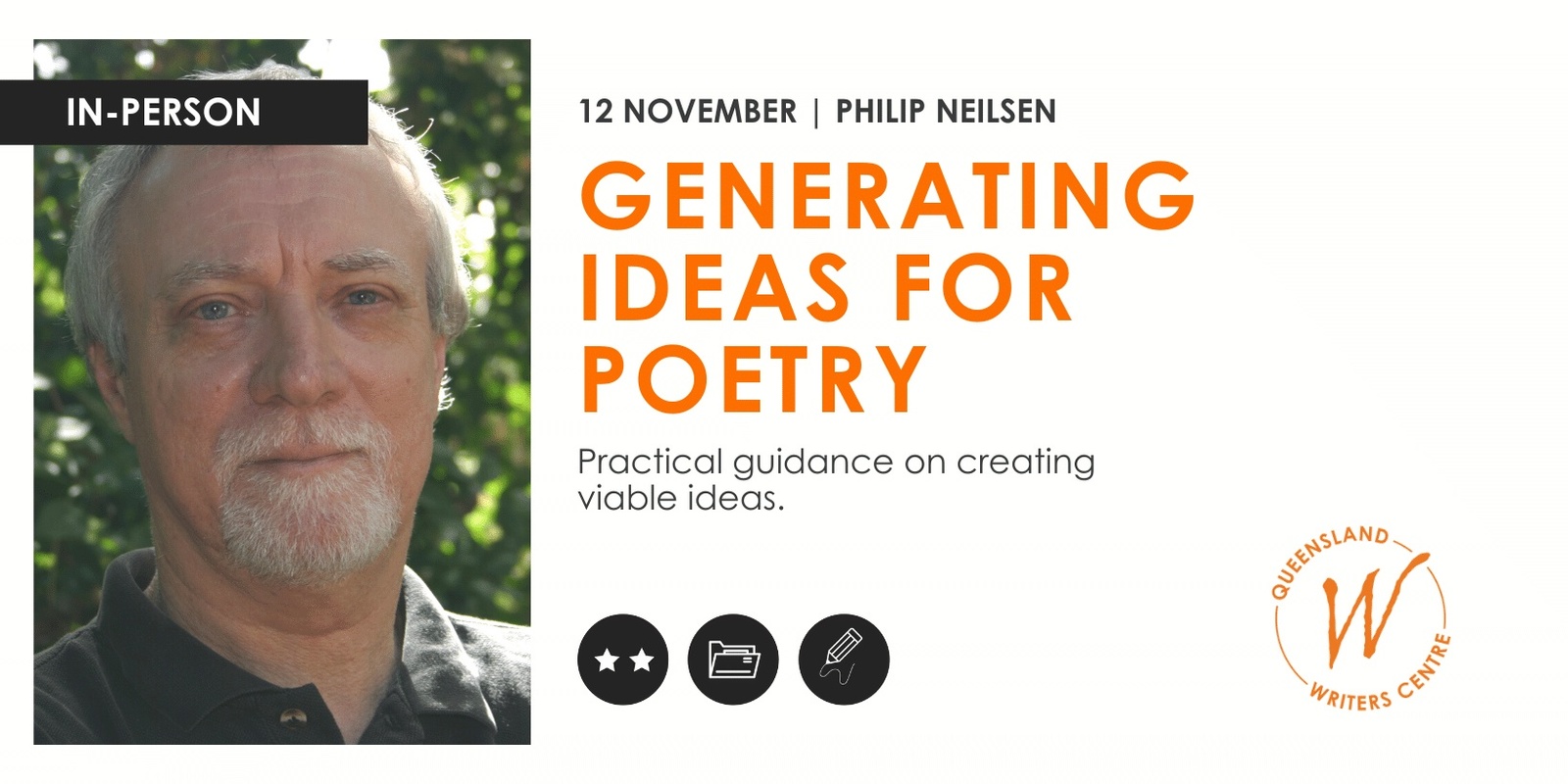 Banner image for Generating Ideas for Successful Poetry with Philip Neilsen