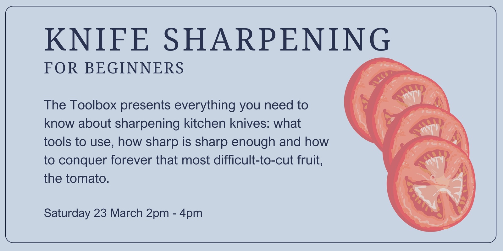 Banner image for Knife sharpening for beginners