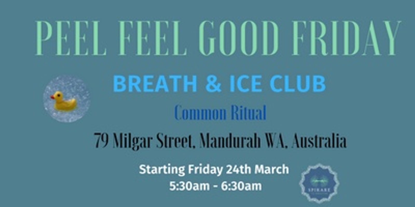 Peel Feel Good Friday - Breath & Ice Club