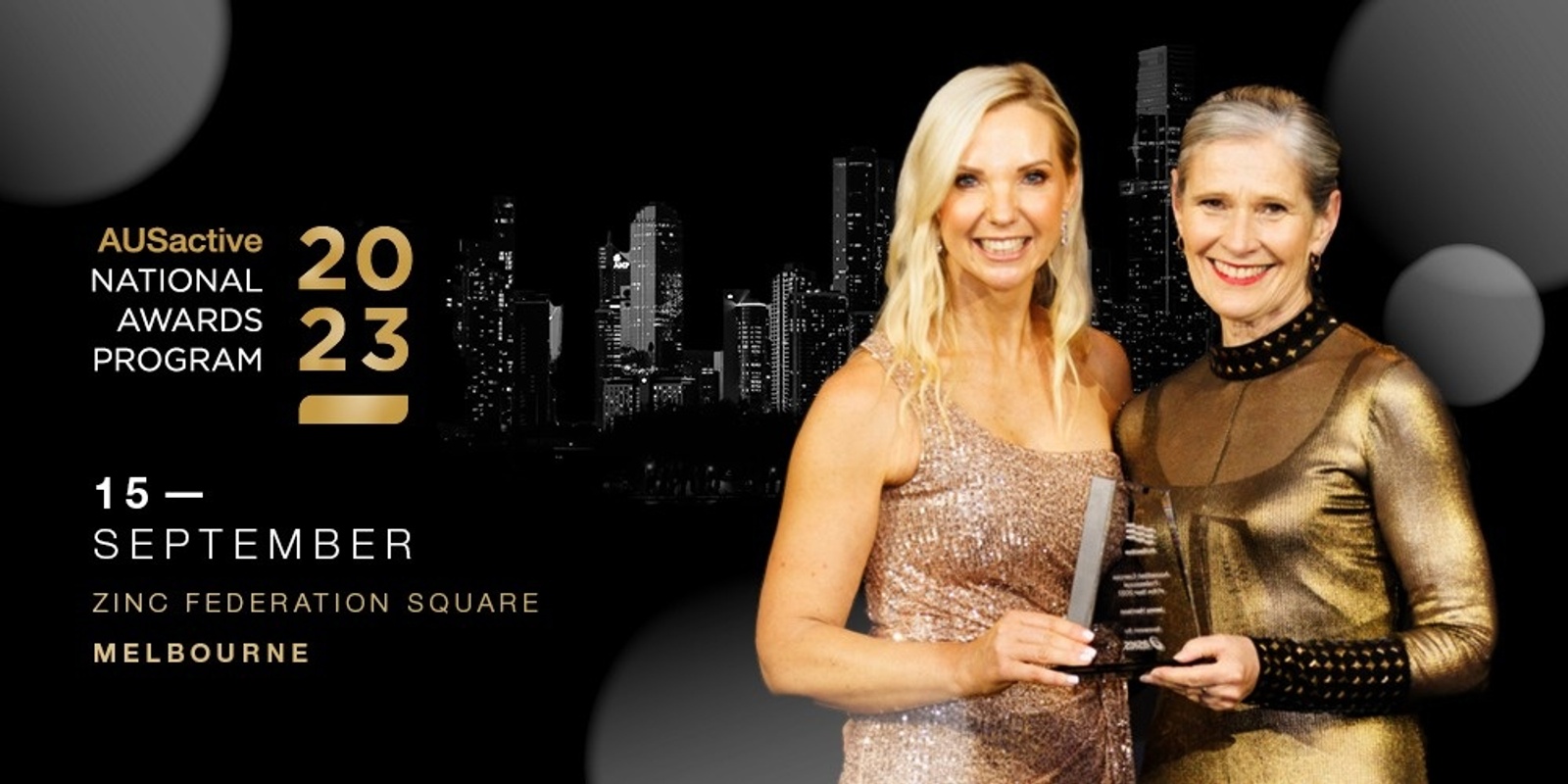 Banner image for AUSactive National Awards Gala 2023