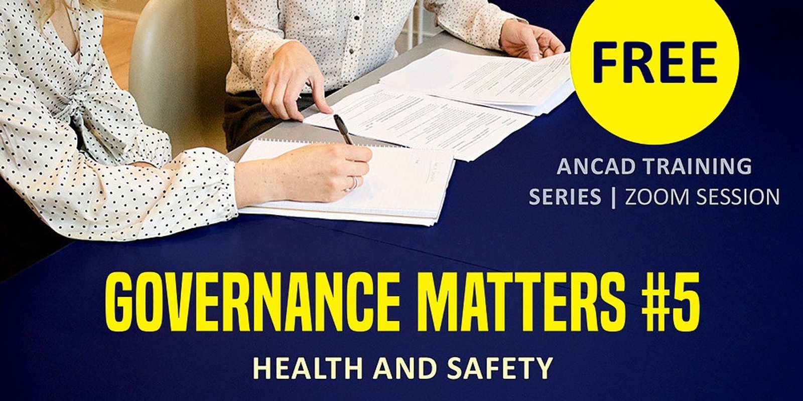 Banner image for GOVERNANCE MATTERS #5: Health & Safety