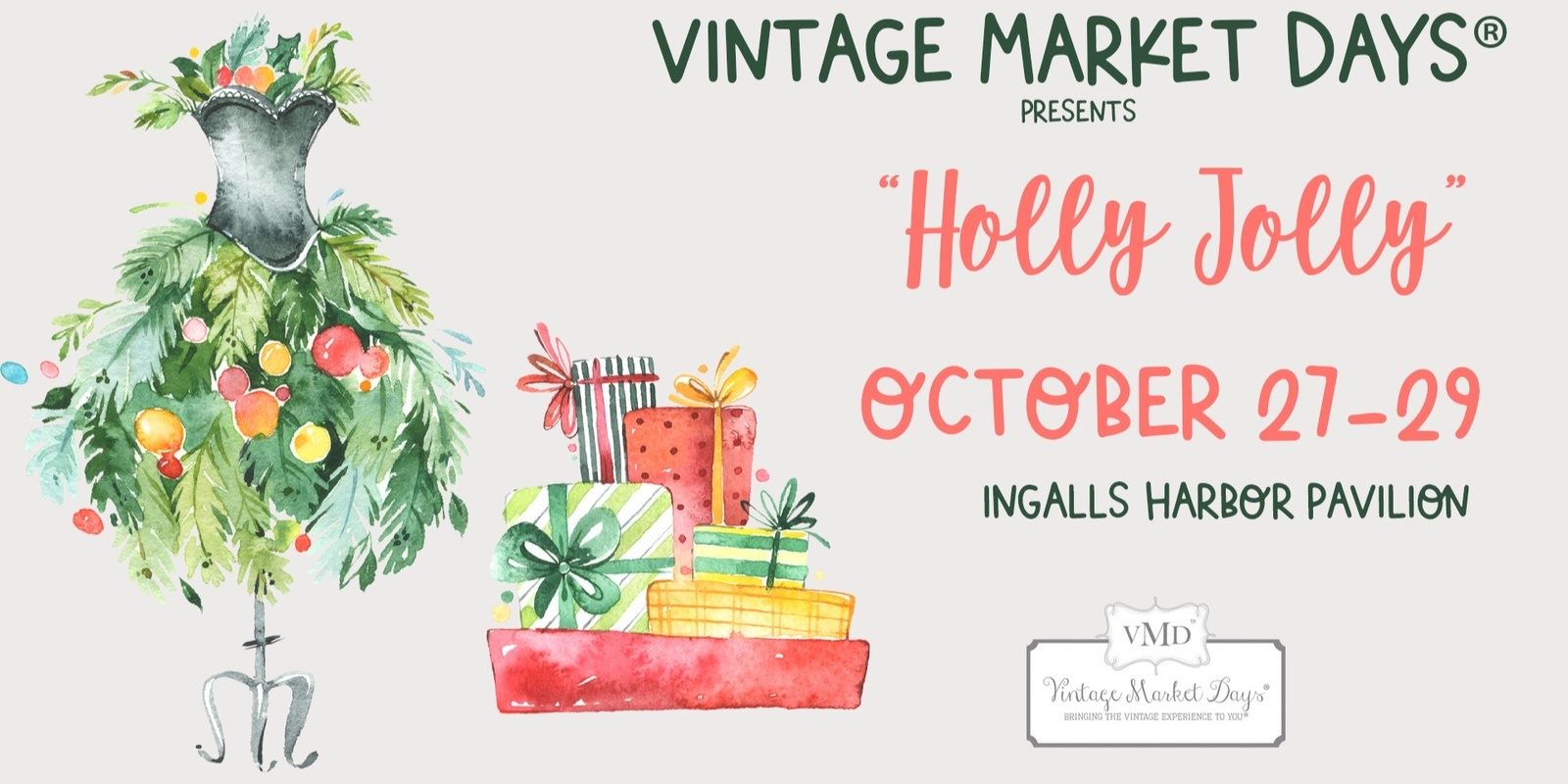 Banner image for Vintage Market Days® of North Alabama presents "Holly Jolly"