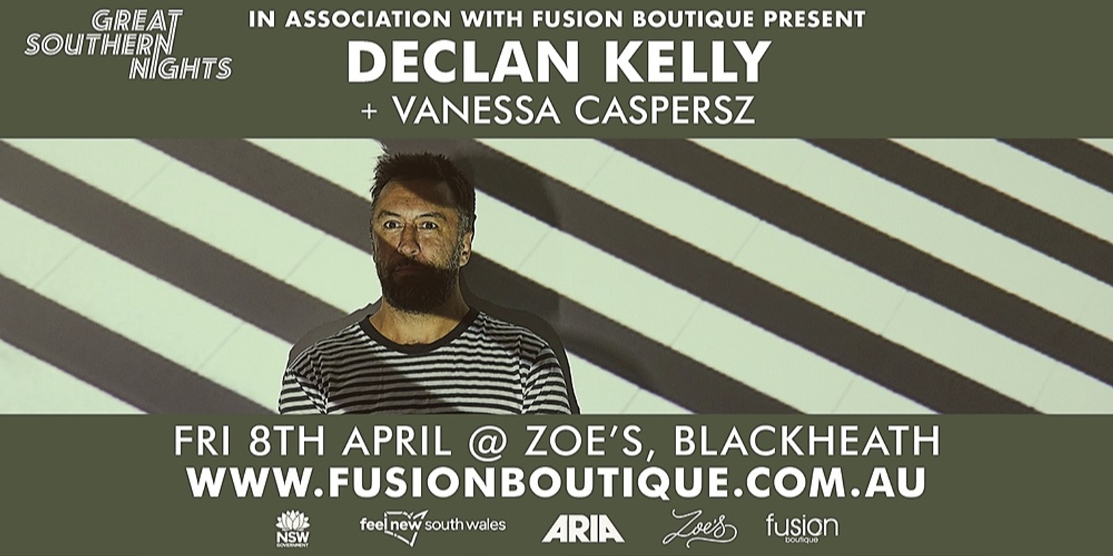 Banner image for GREAT SOUTHERN NIGHTS & FUSION BOUTIQUE PRESENT DECLAN KELLY (DUO) + VANESSA CASPERSZ Live at the Zoe's, Blackheath, Blue Mountains