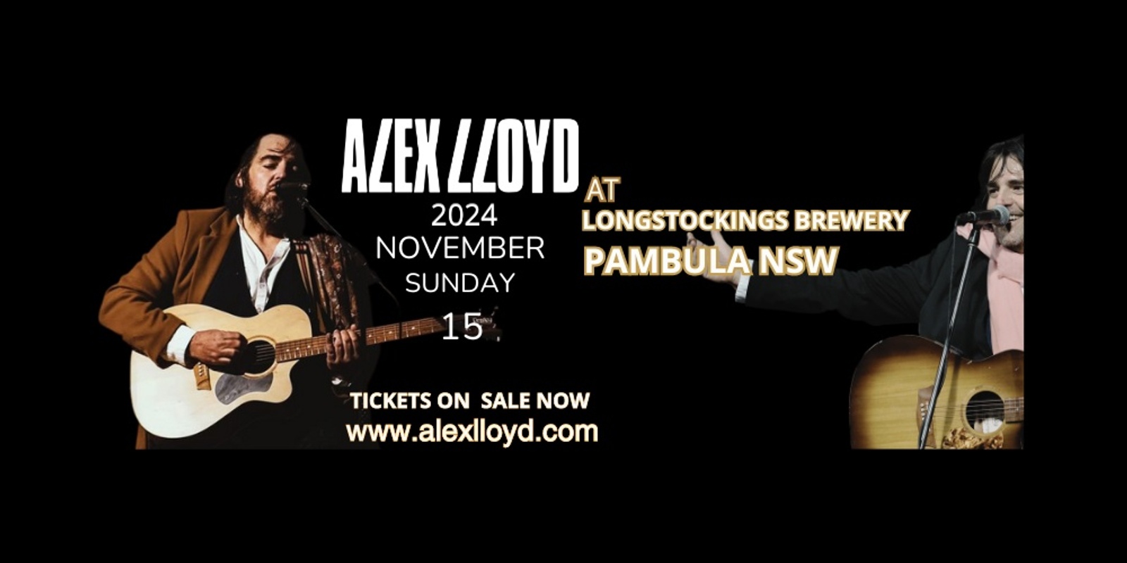 Banner image for ALEX LLOYD LIVE AT LONGSTOCKINGS BREWERY 