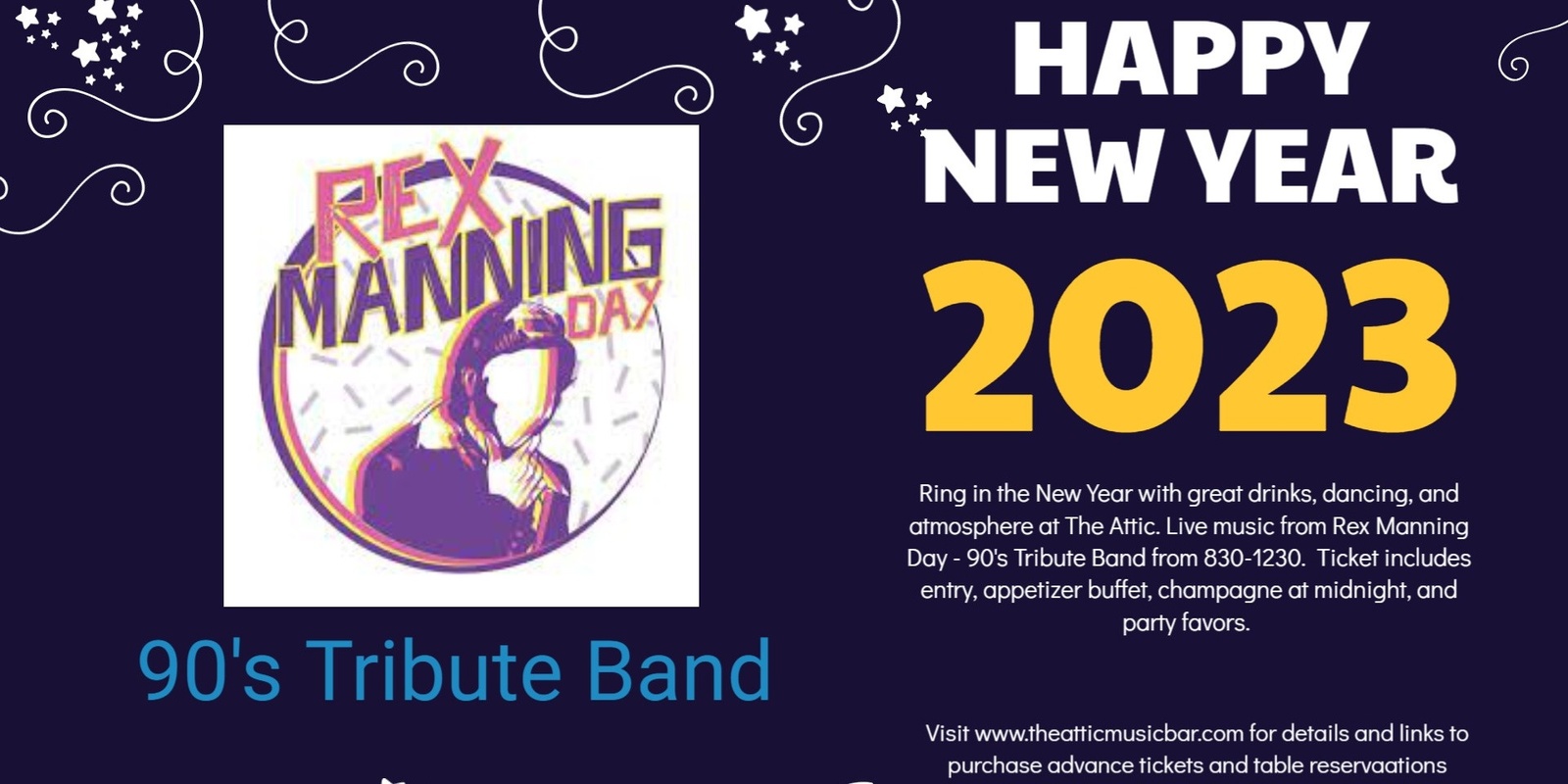 Banner image for New Year's Eve - Rex Manning Day