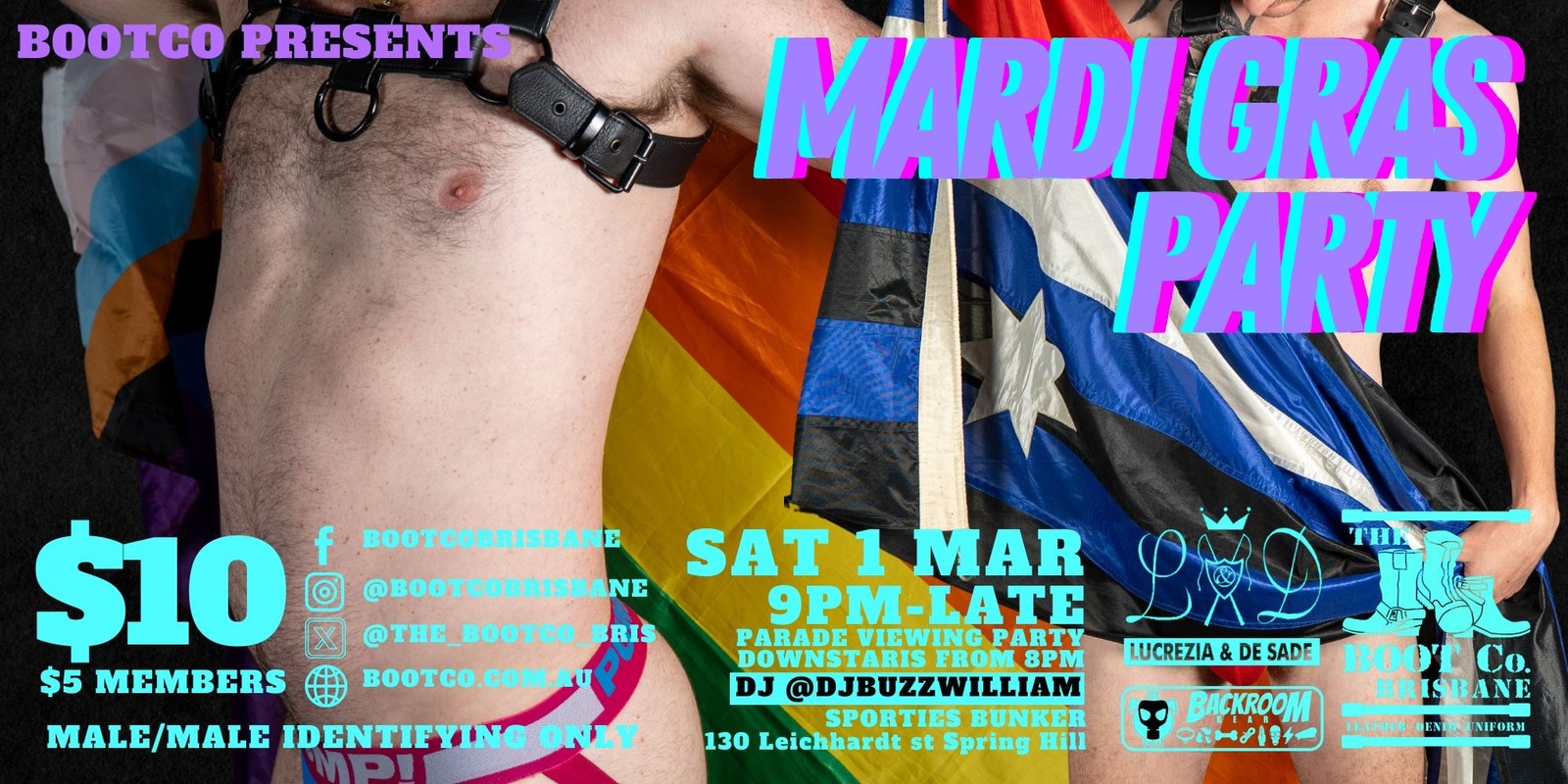 Banner image for BootCo Presents: Mardi Gras in the Bunker