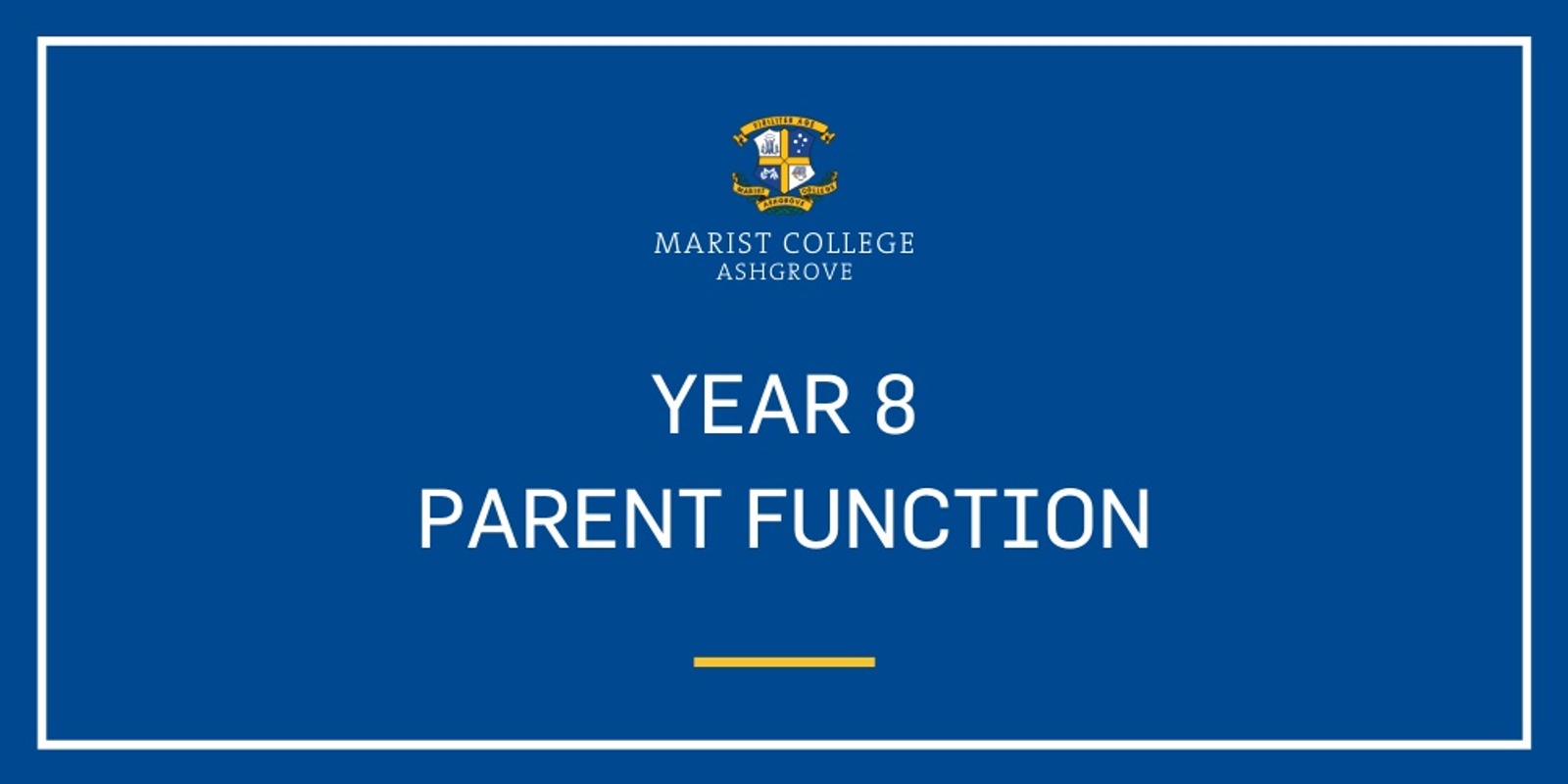 Banner image for 2024 Year 8 Parent Function