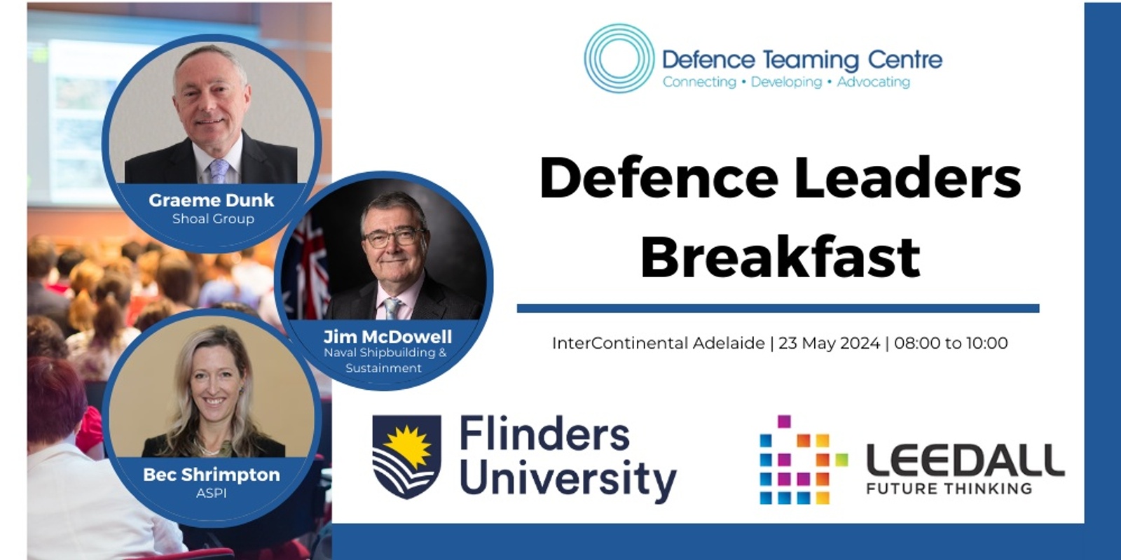 Banner image for Defence Leaders Breakfast - 23 May