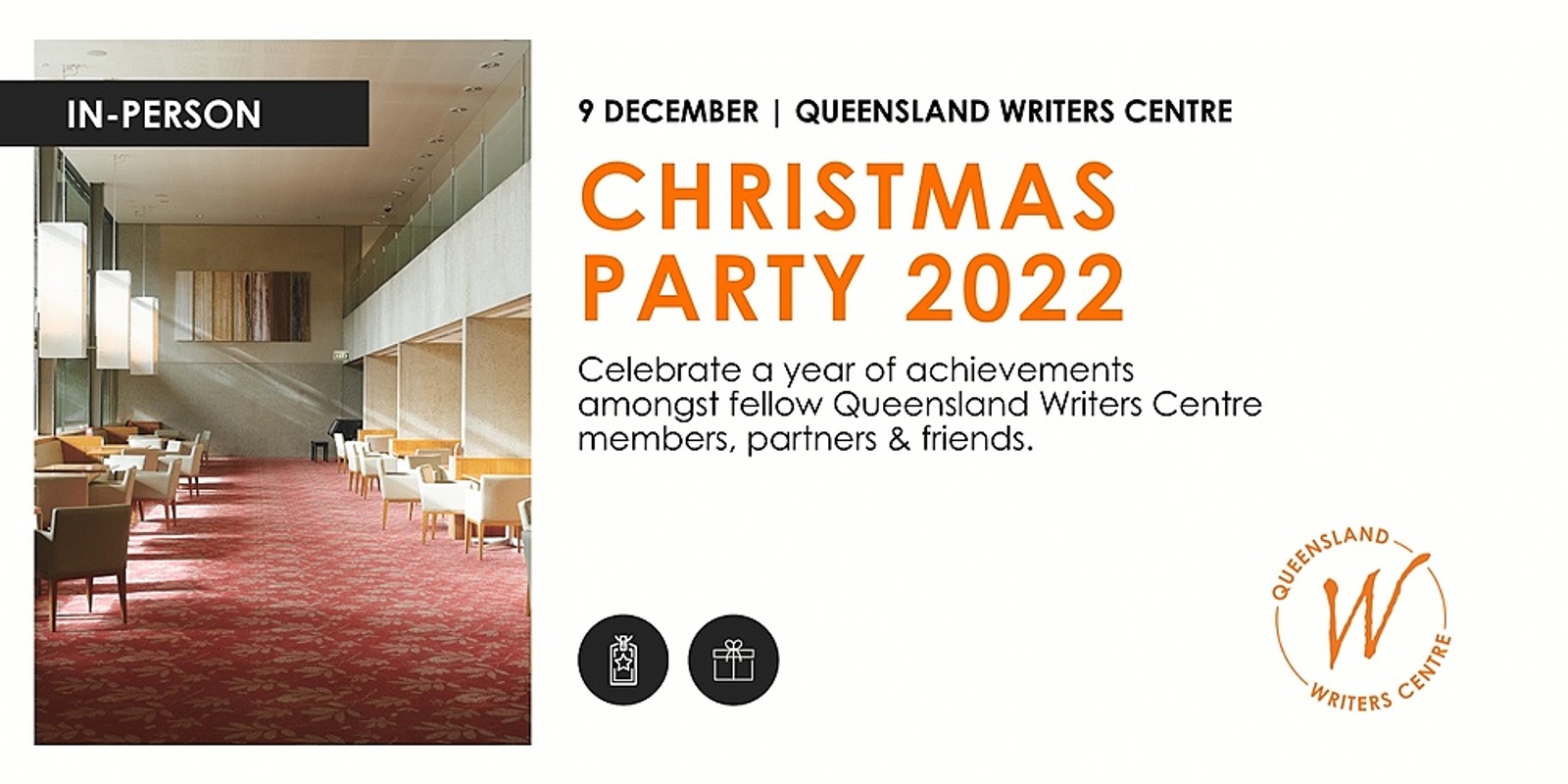 Banner image for Queensland Writers Centre Christmas Party 2022