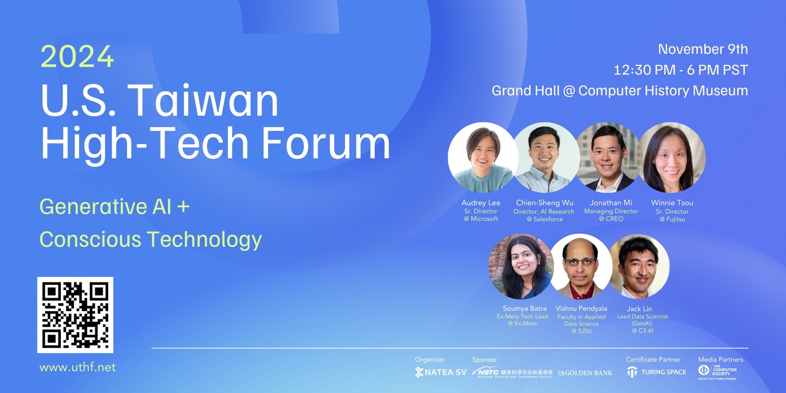 Banner image for 2024 U.S. Taiwan High-Tech Forum: Generative AI & Conscious Technology