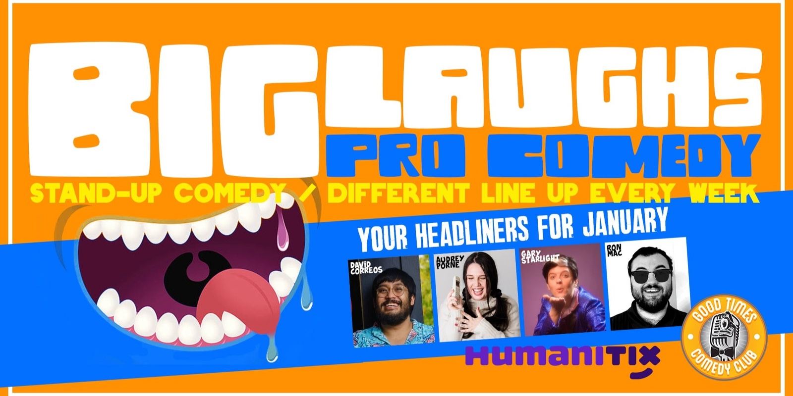 Banner image for Big Laughs - January 2024
