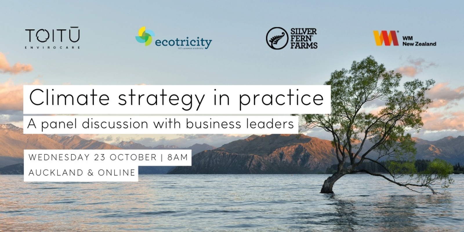 Banner image for Climate strategy in practice | A panel discussion with business leaders