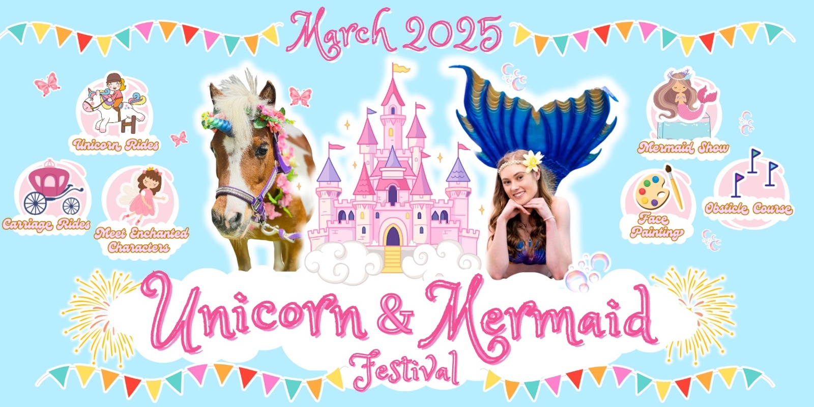 Mermaid & Unicorn Festival 's banner