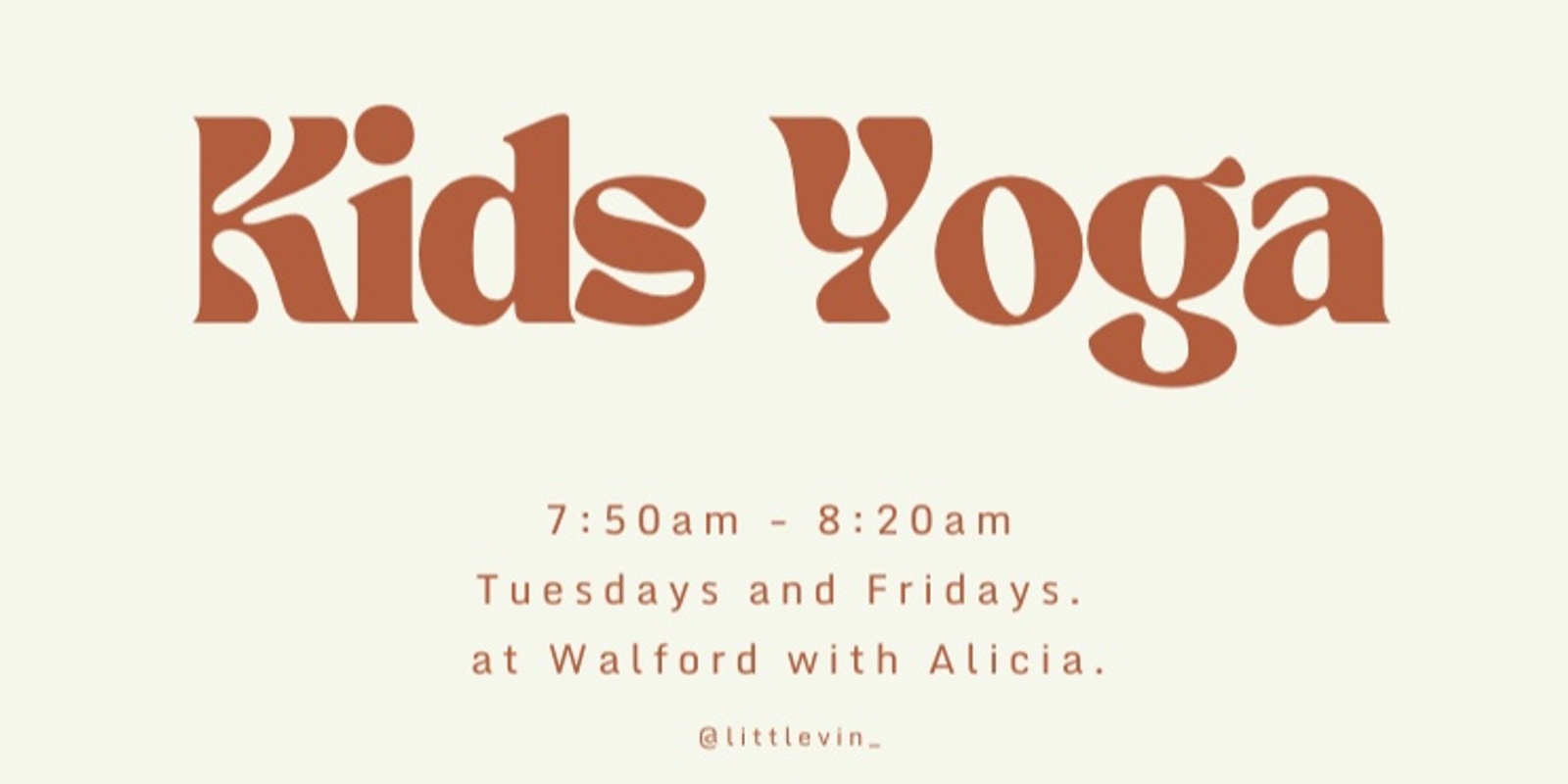 Banner image for Term 3 Kids Yoga Reception to Year 3 (Casual Class)