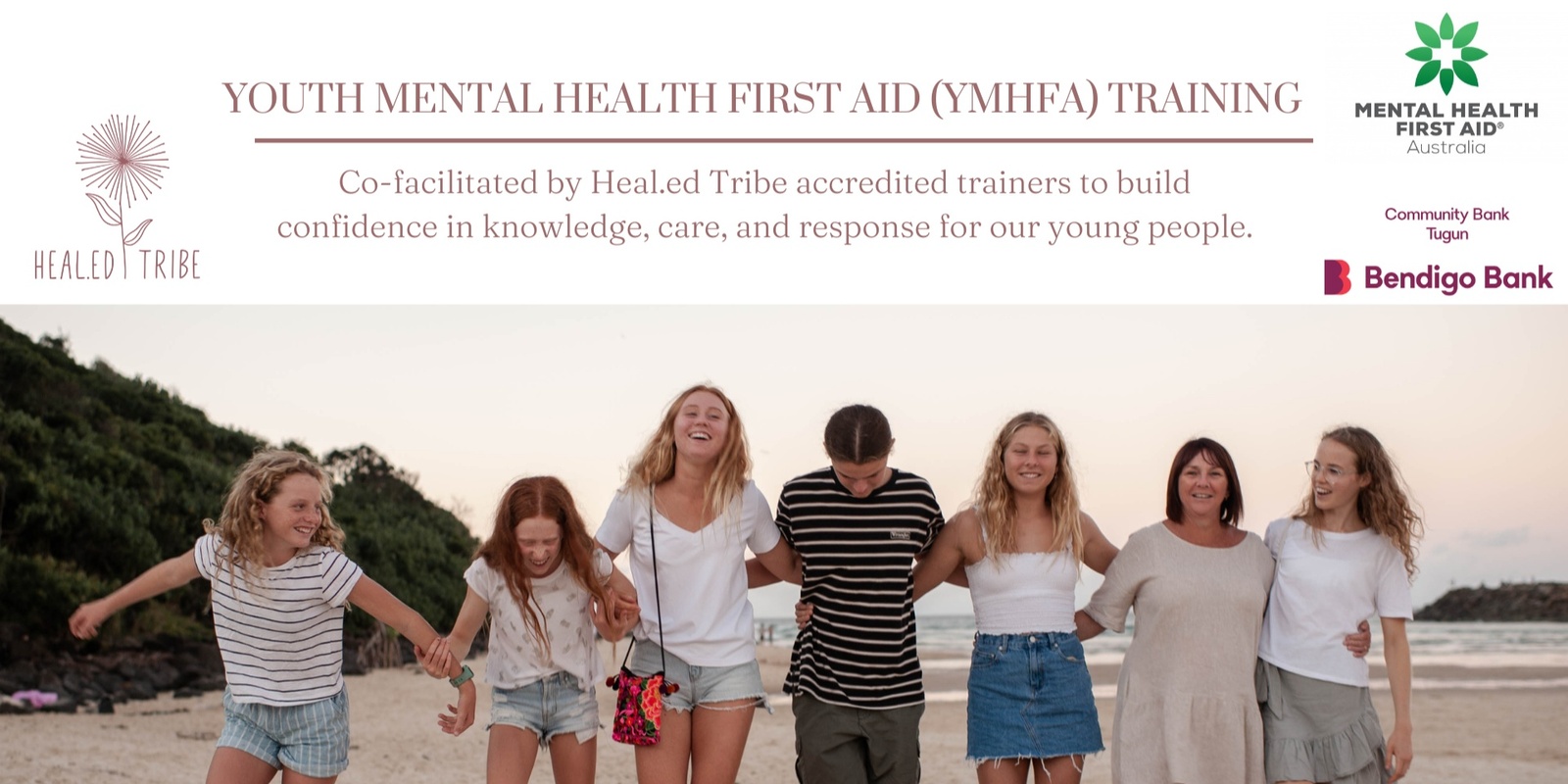 Banner image for Youth Mental Health First Aid Training Heal.ed Tribe 