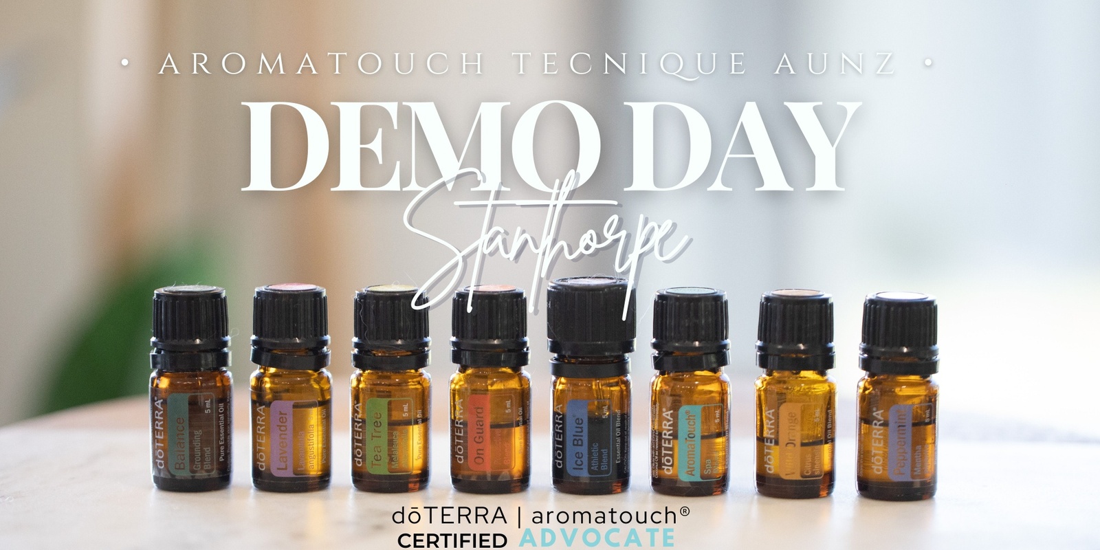 Banner image for Aromatouch Technique Demo Day (Stanthorpe)