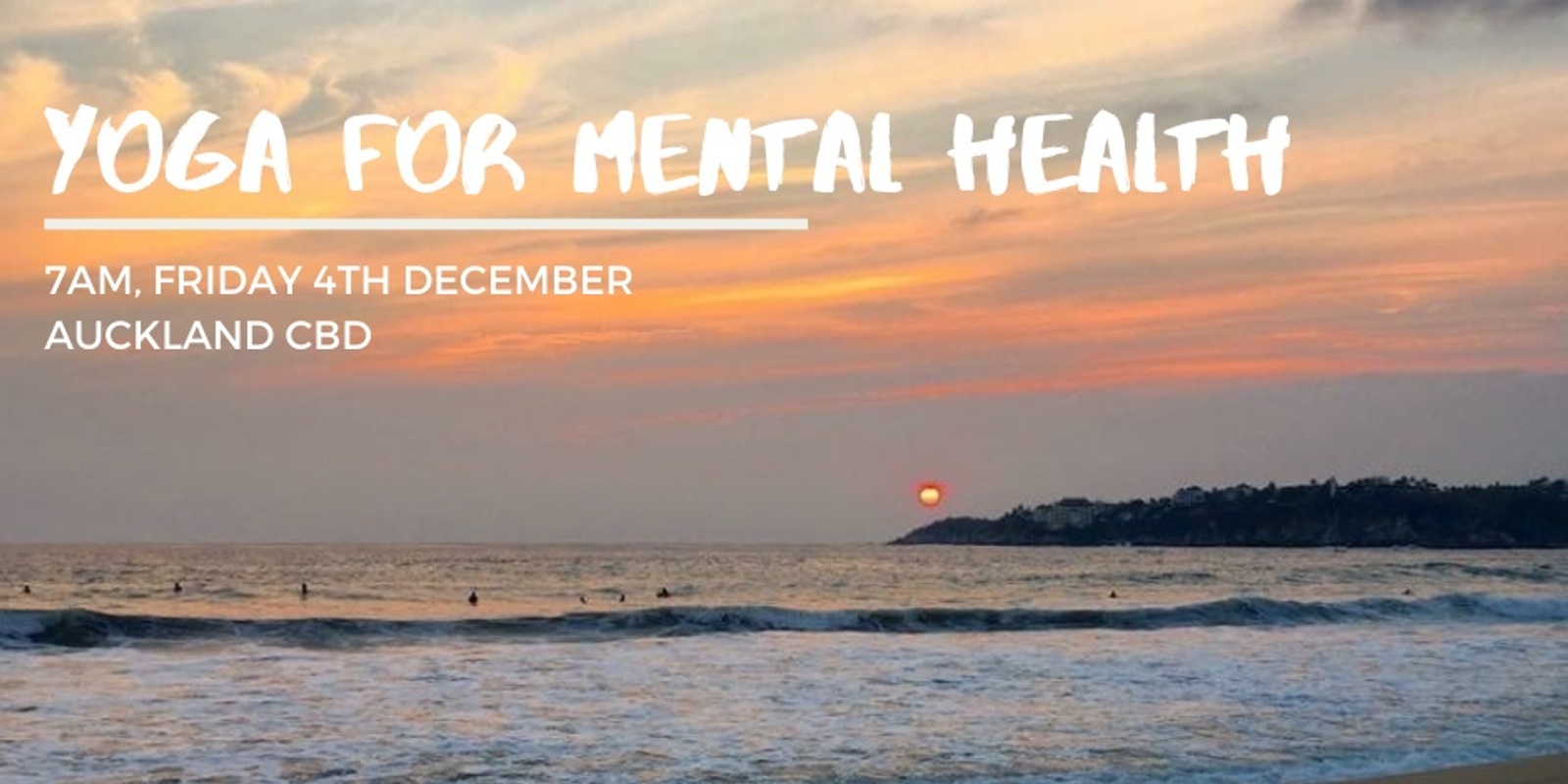 Banner image for Fundraiser: yoga class for mental health!