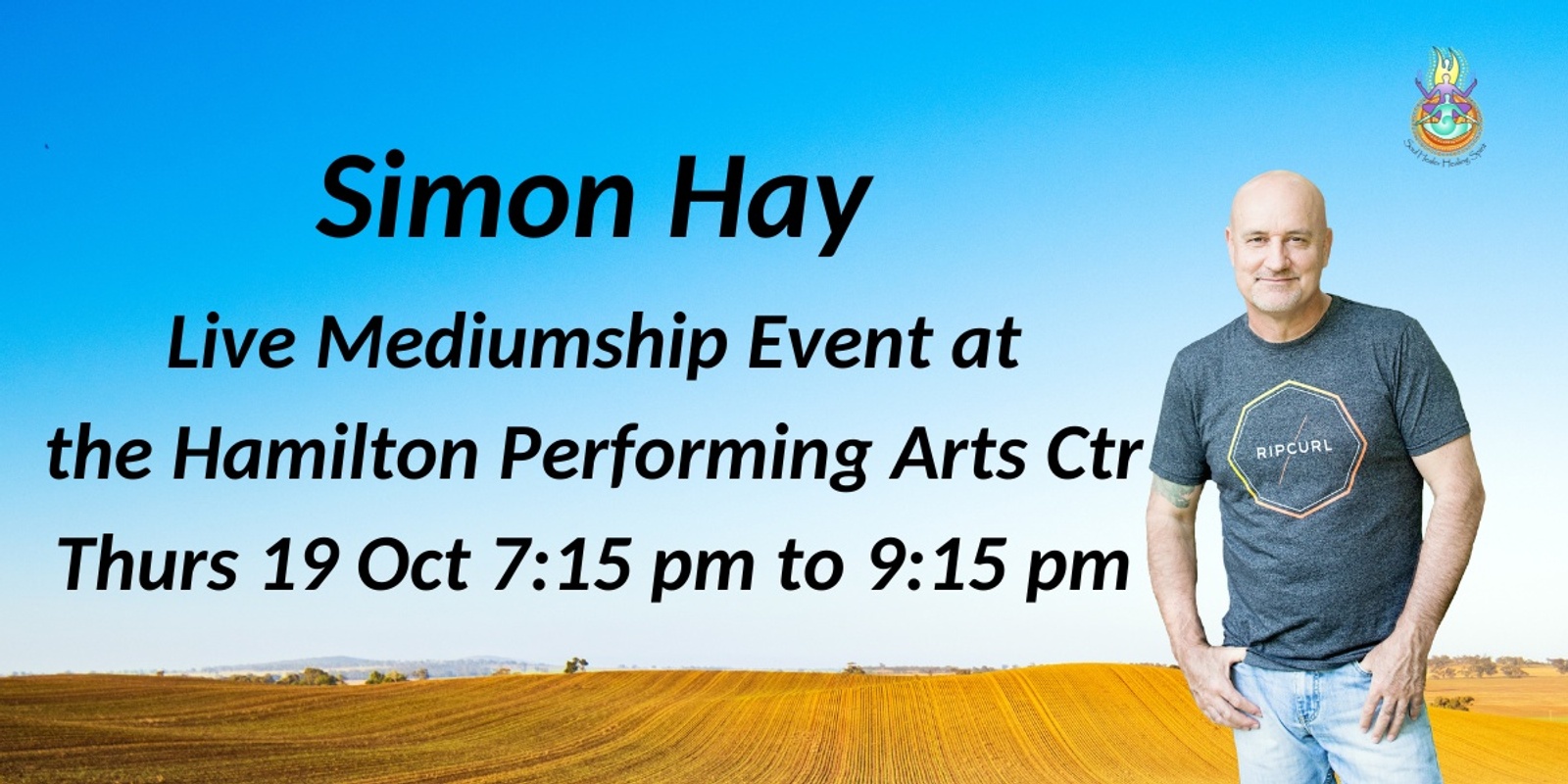 Banner image for Aussie medium, Simon Hay at the Hamilton Performing Arts Ctr