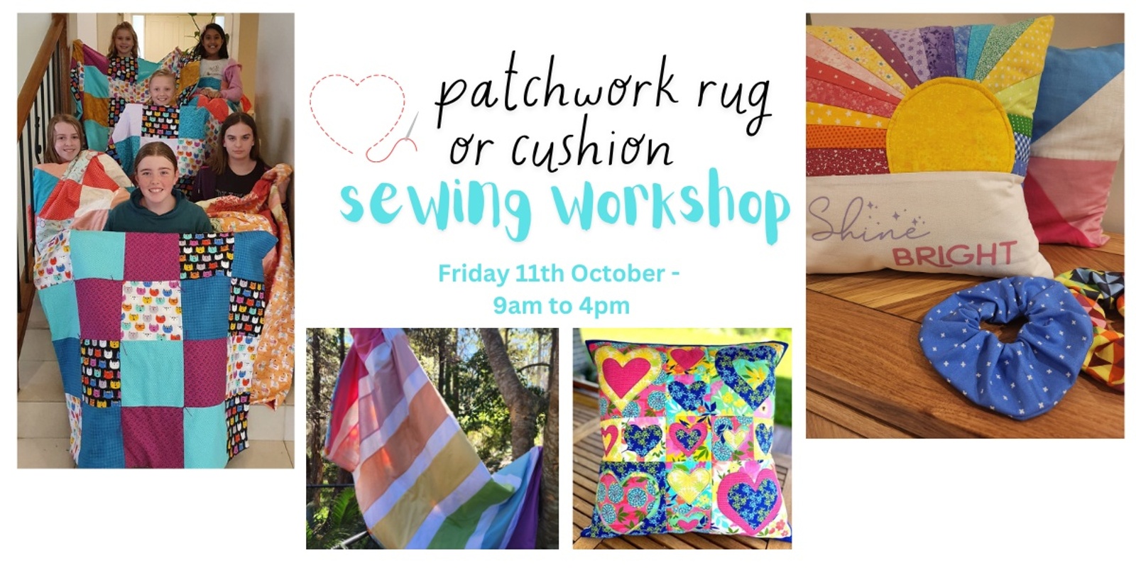 Banner image for Patchwork Rug or Cushion Workshop