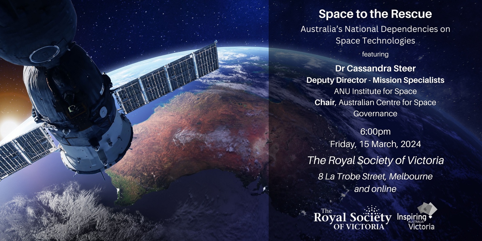 Banner image for Space to the Rescue: Australia's National Dependencies on Space Technologies