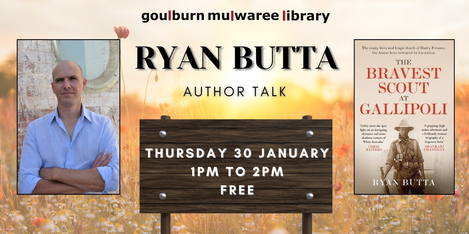 Banner image for Ryan Butta Author Talk